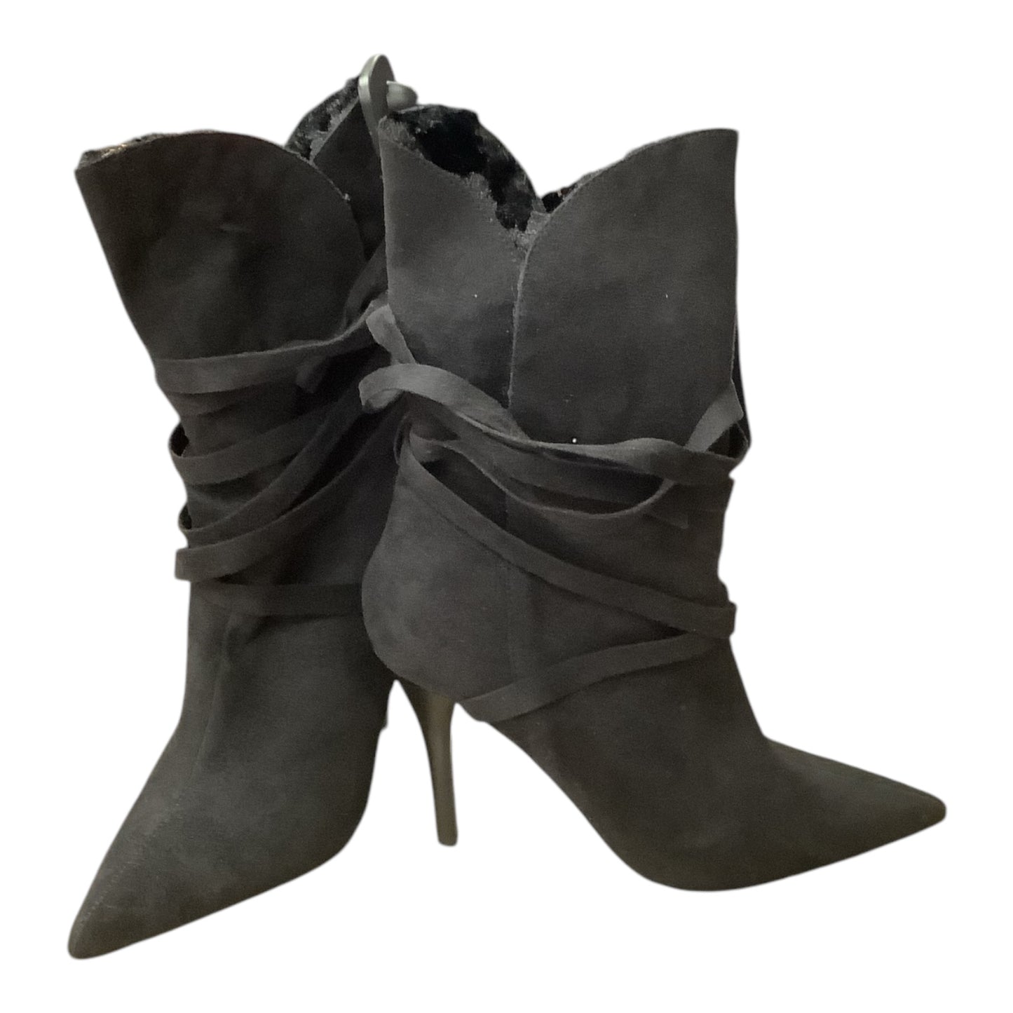 Boots Ankle Heels By Anne Michelle In Black, Size: 6.5