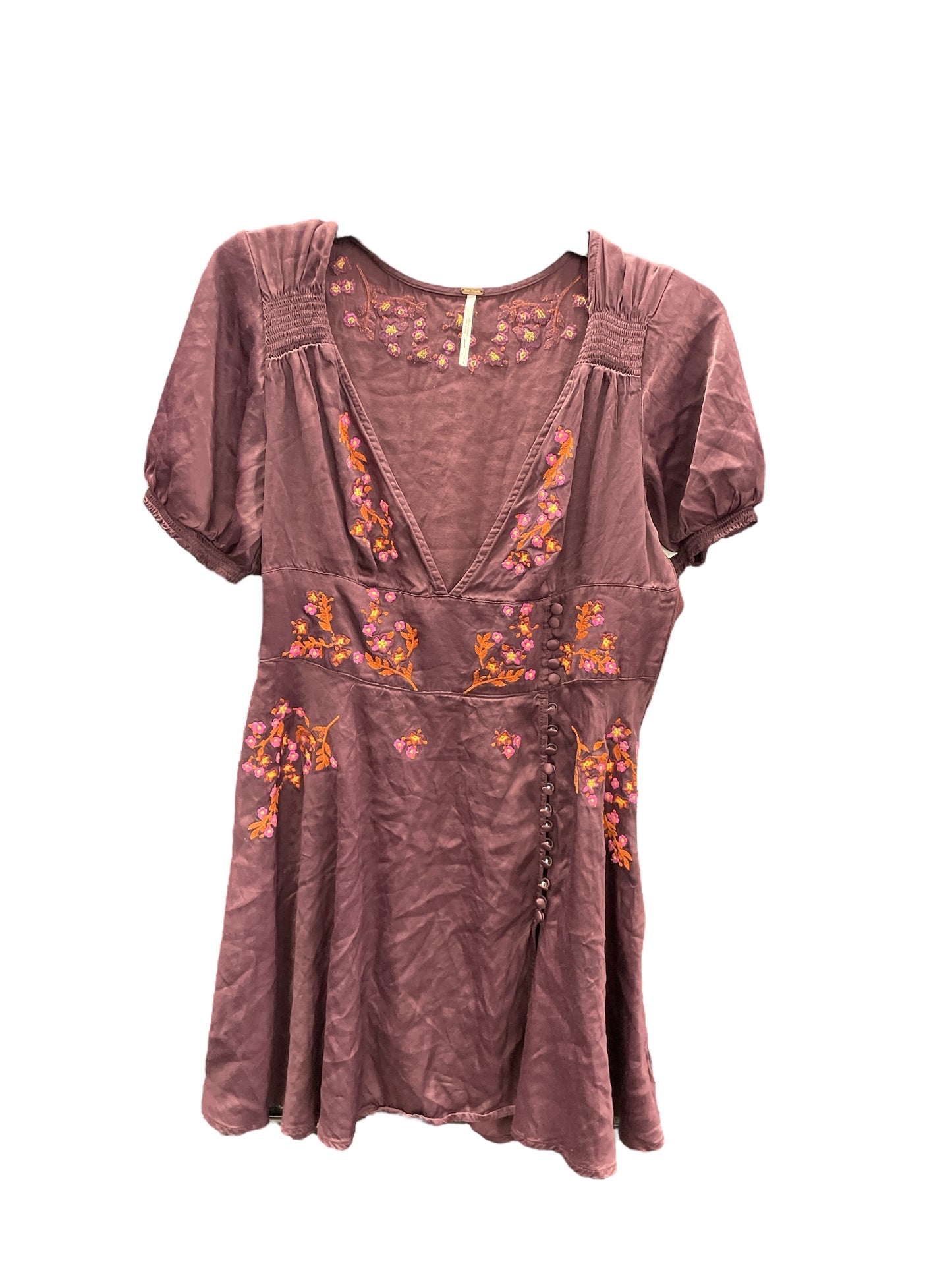 Purple Dress Casual Short Free People, Size S