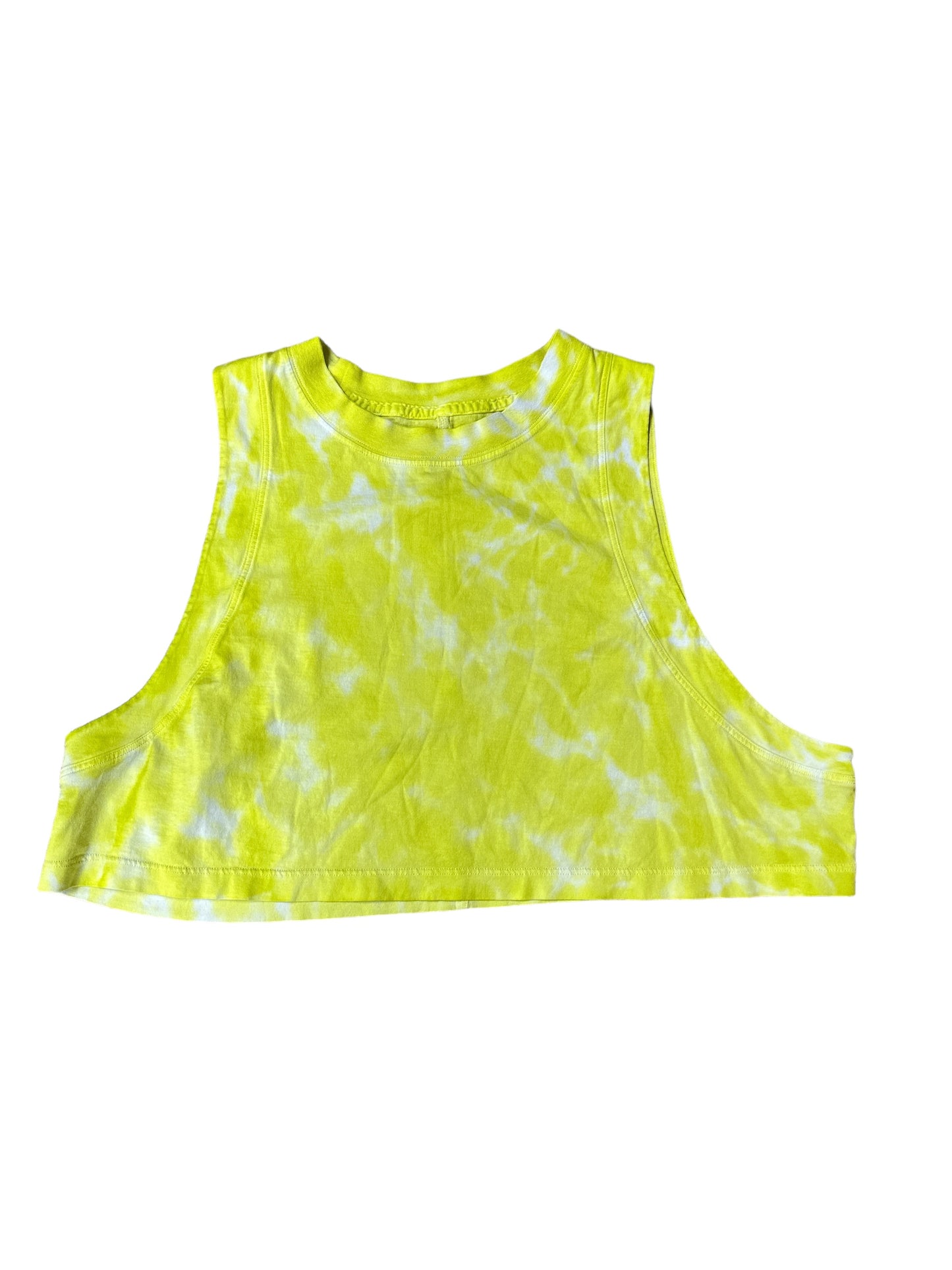 Yellow Athletic Tank Top Lululemon, Size 8