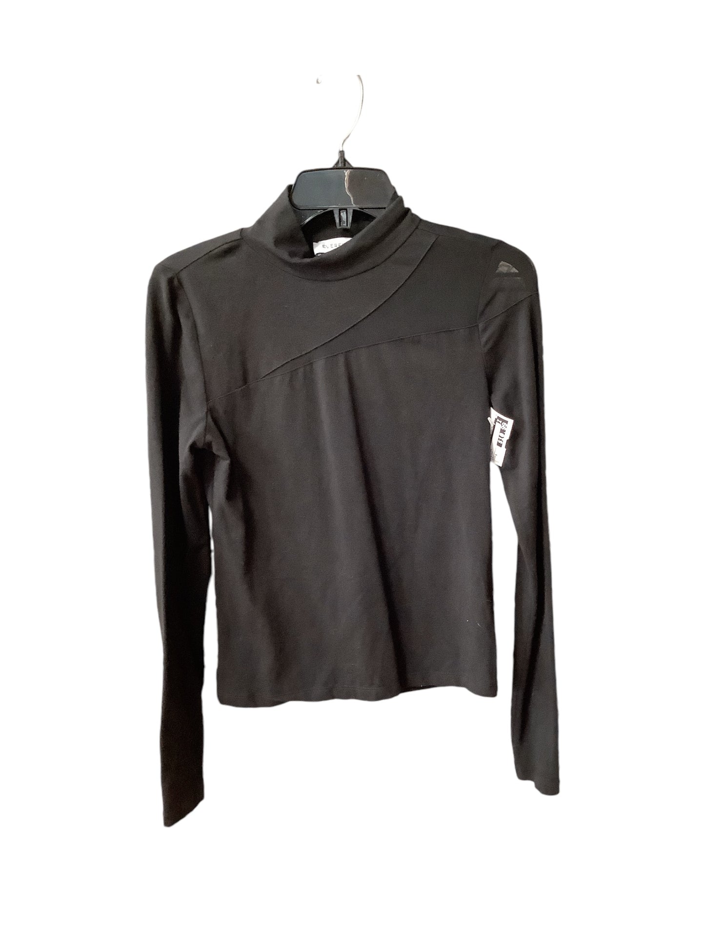 Top Long Sleeve By Evereve In Black, Size: S