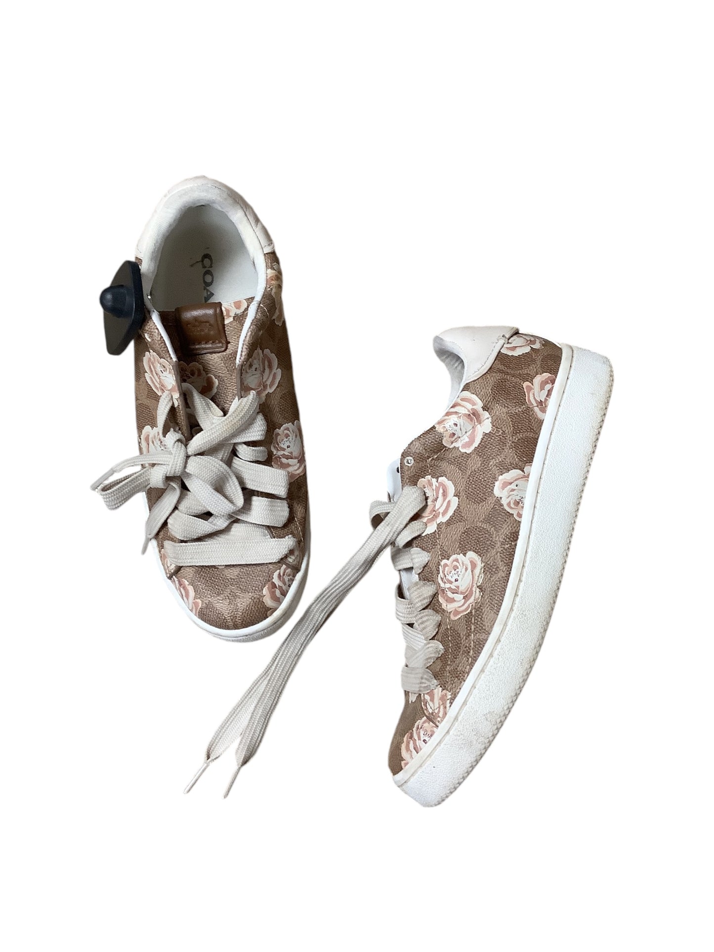 Shoes Designer By Coach In Floral Print, Size: 7