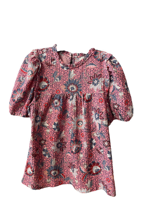 Top Short Sleeve By Loft In Pink, Size: M