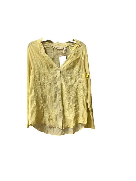 Top Long Sleeve By Soft Surroundings In Yellow, Size: Xs