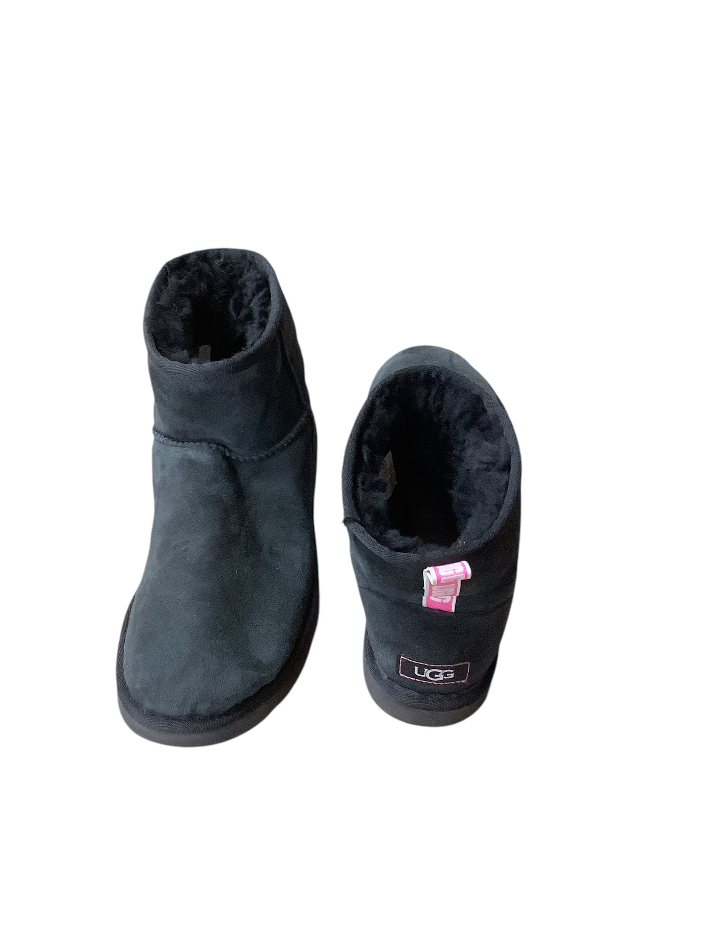 Boots Ankle Flats By Ugg In Black, Size: 9