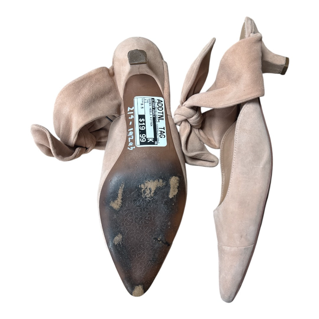 Shoes Heels Kitten By Linea Paolo In Tan, Size: 9.5