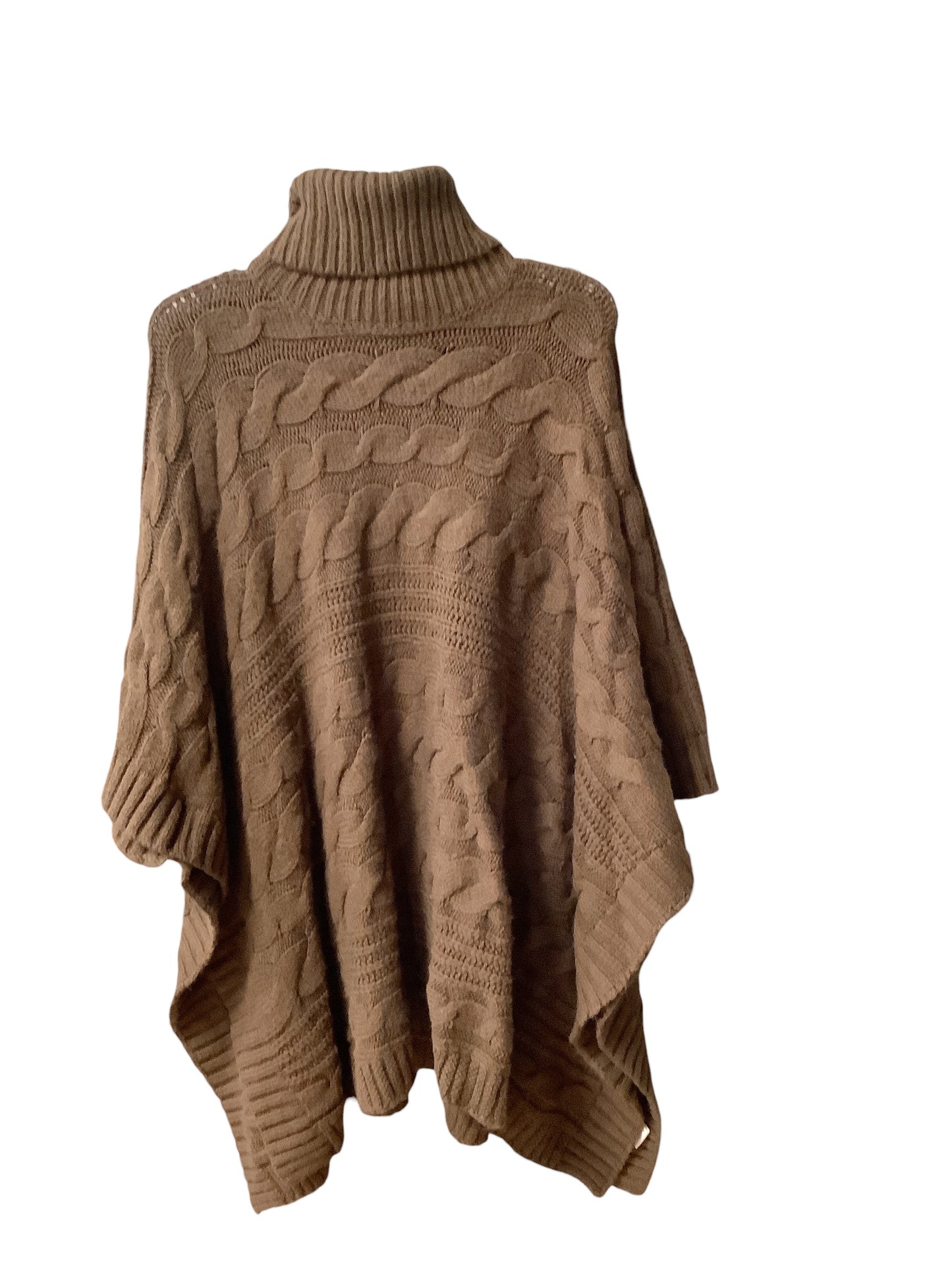 Poncho By Listicle In Brown, Size: S