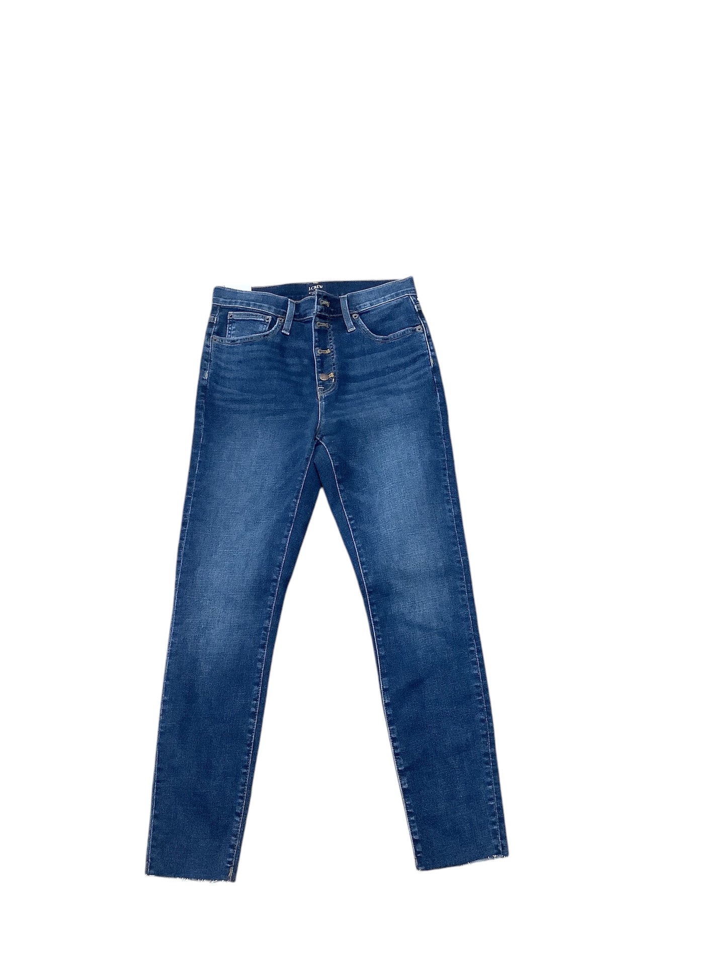 Jeans Skinny By J. Crew In Blue Denim, Size: 6