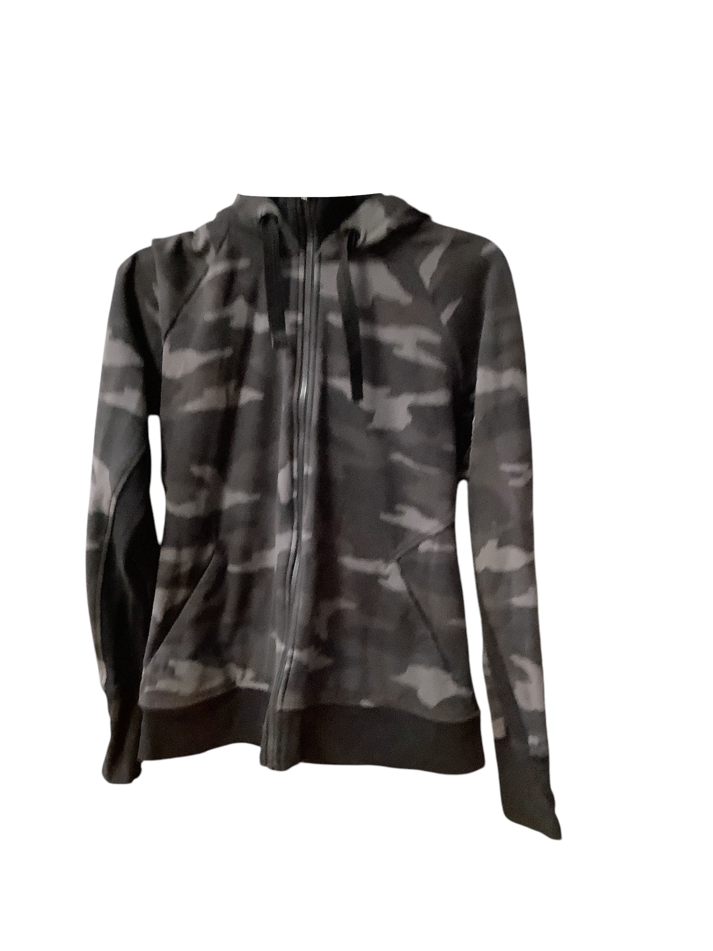 Athletic Jacket By Athleta In Camouflage Print, Size: M