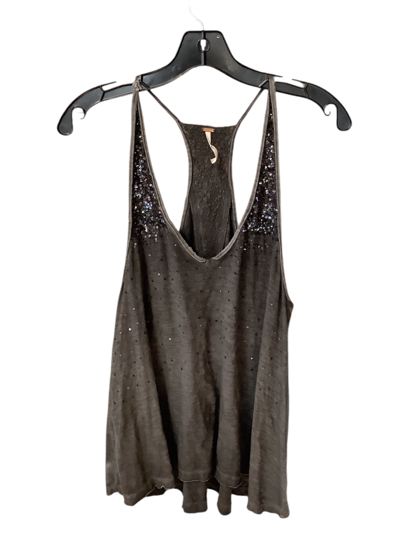 Tank Top By Free People In Grey, Size: M