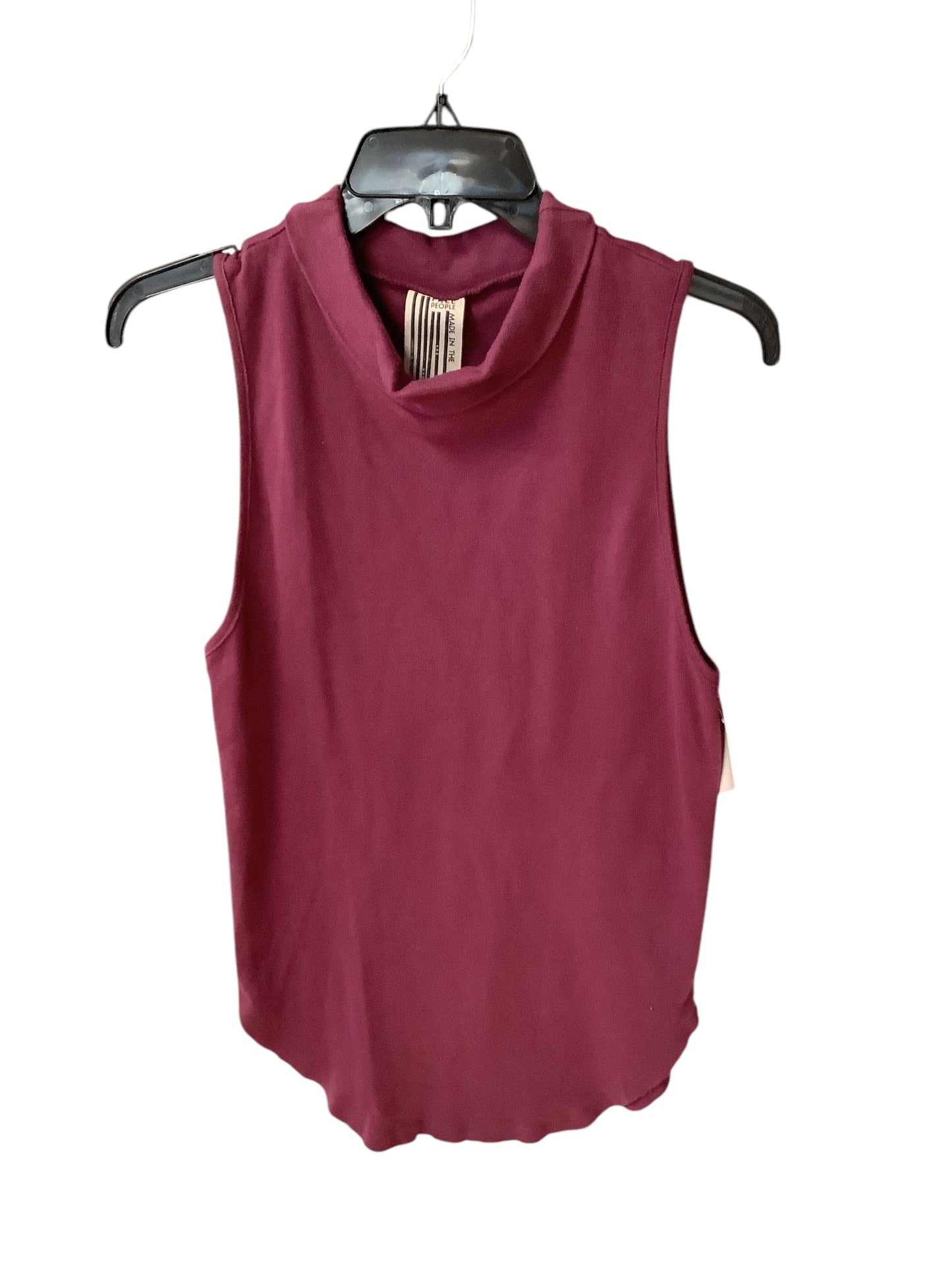 Top Sleeveless By Free People In Purple, Size: Xs