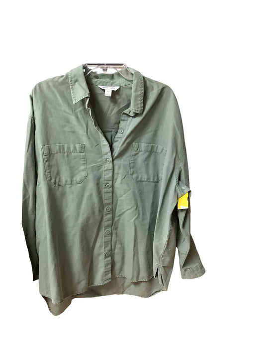 Top Long Sleeve By Old Navy In Green, Size: Xxl