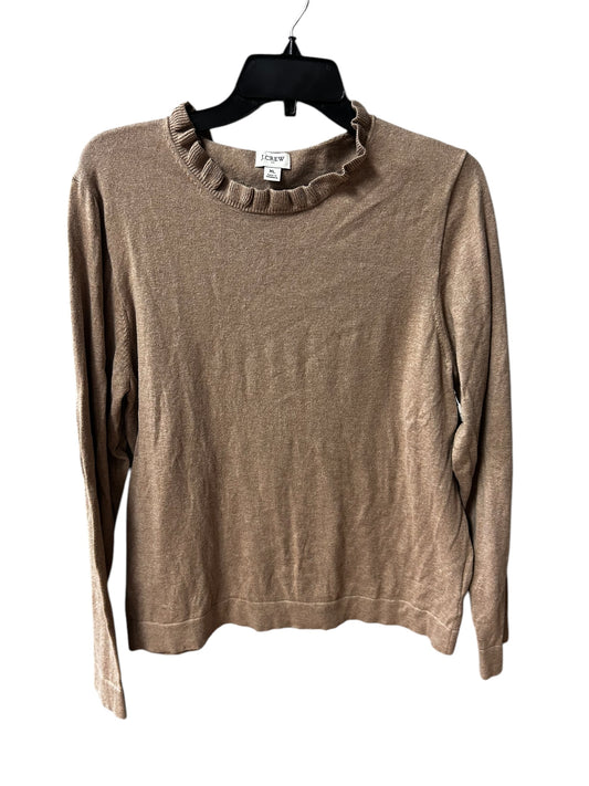 Sweater By J. Crew In Taupe, Size: Xl