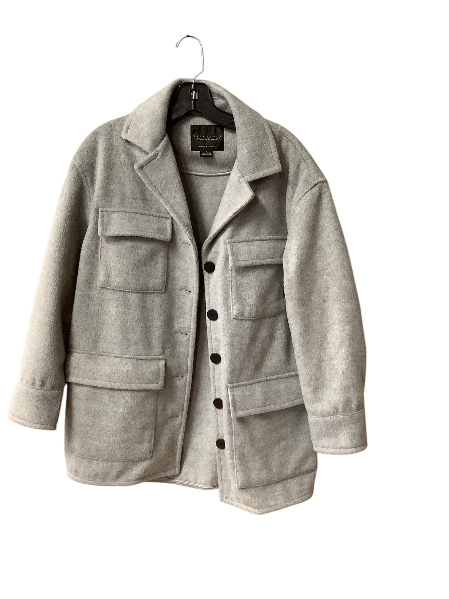 Coat Peacoat By Sanctuary In Grey, Size: S