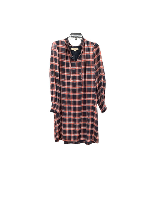 Dress Casual Short By Loft In Plaid Pattern, Size: L