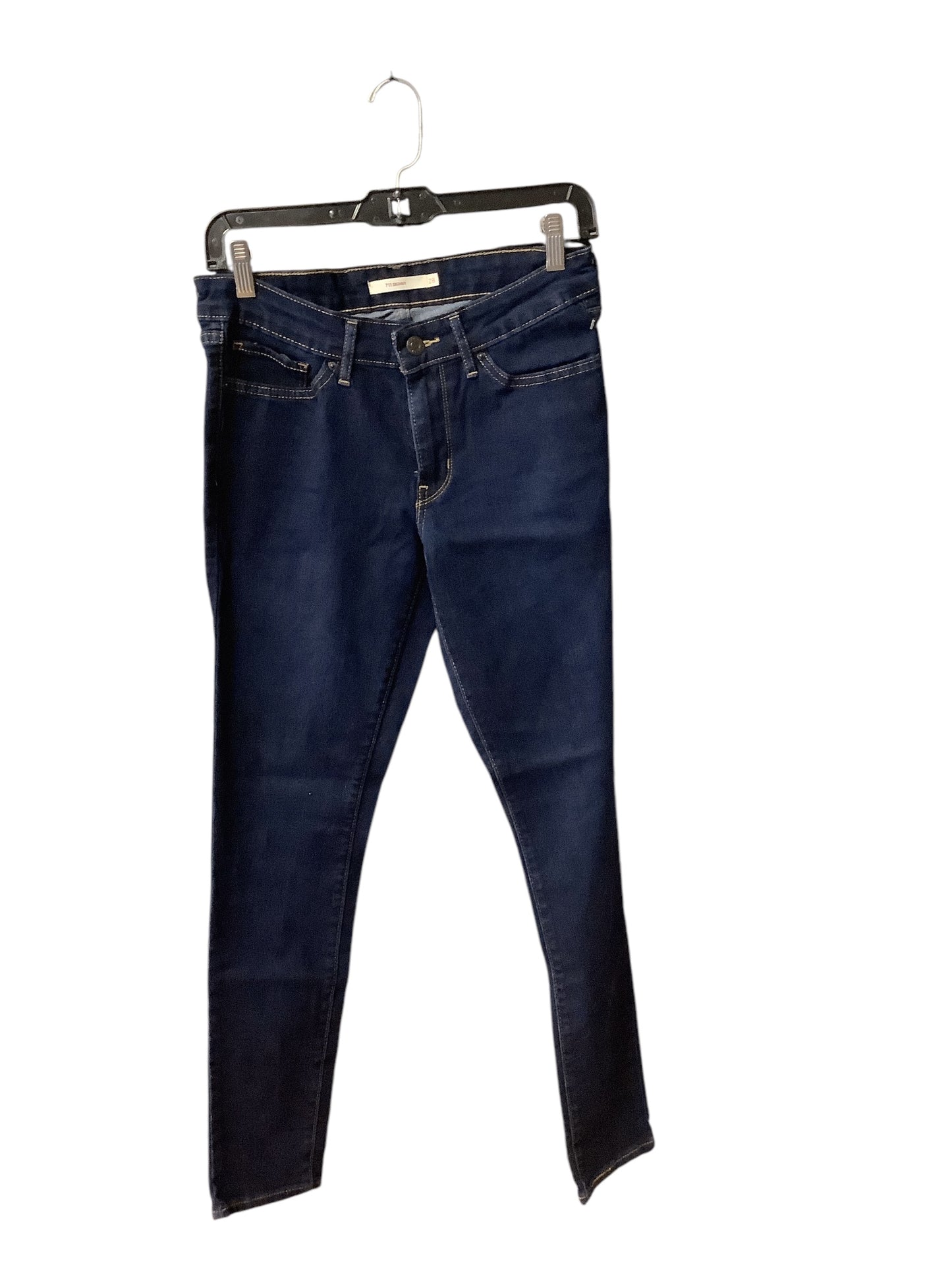 Jeans Skinny By Levis In Blue Denim, Size: 6