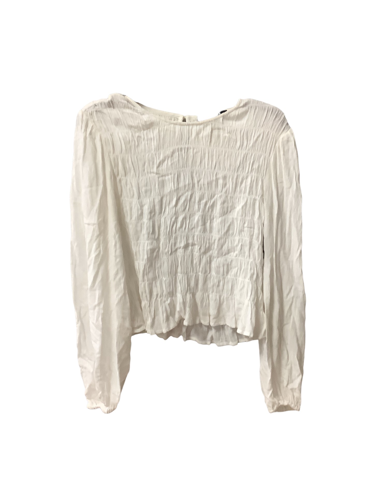 Top Long Sleeve By Sanctuary In White, Size: S