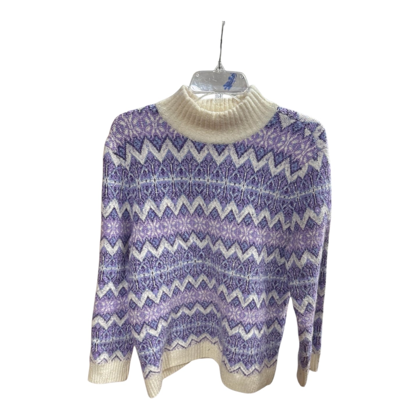 Sweater By Talbots In Purple, Size: Mp