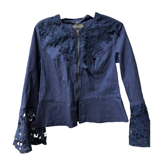 Jacket Denim By Live A Little In Bronze, Size: M