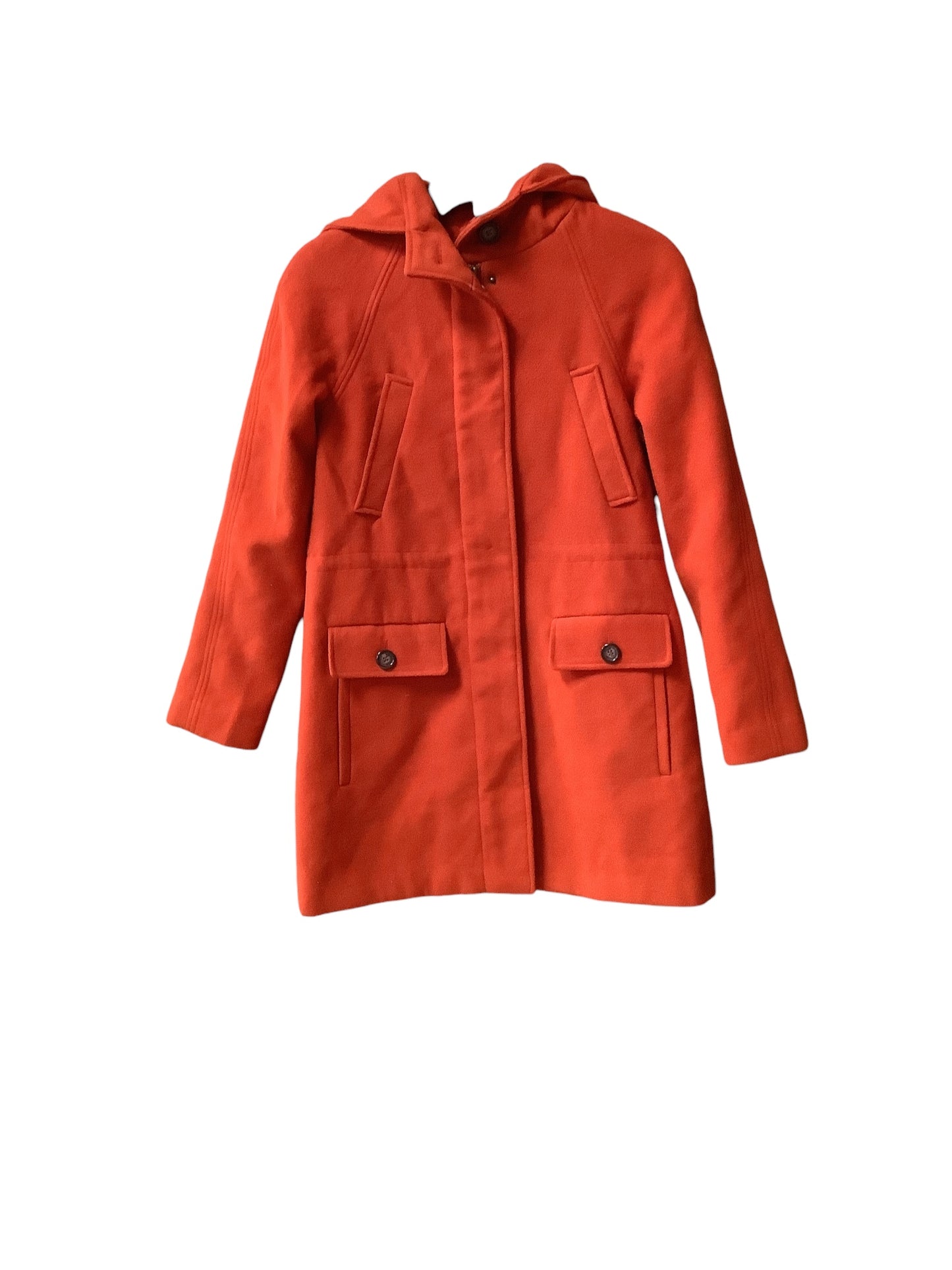 Coat Peacoat By Bass In Red, Size: Xs