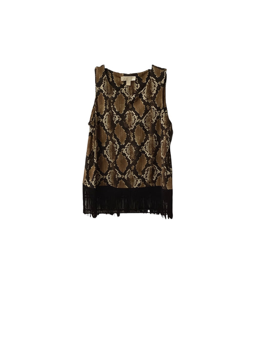 Tank Top By Michael By Michael Kors In Snakeskin Print, Size: L