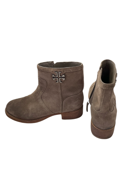 Boots Designer By Tory Burch In Taupe, Size: 8.5