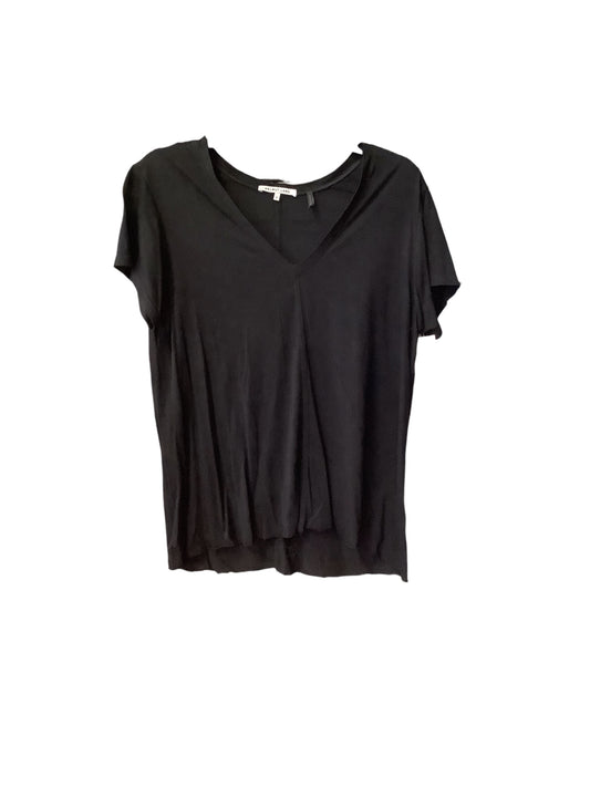 Top Short Sleeve Basic By Helmut Lang In Black, Size: M