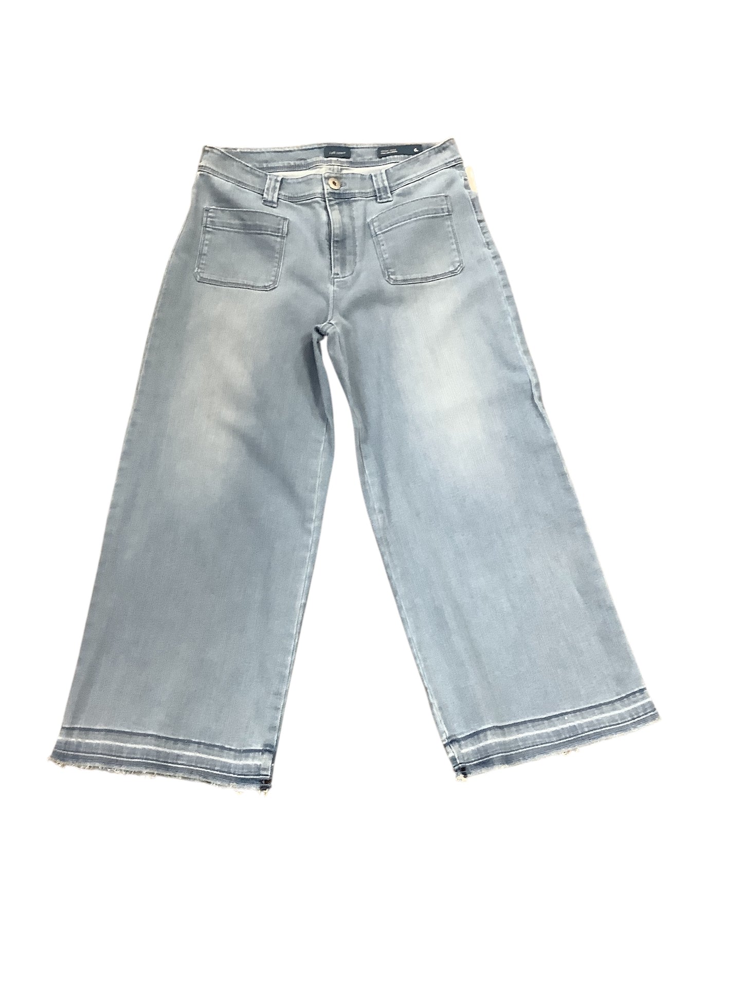 Jeans Cropped By J. Jill In Blue Denim, Size: 6p