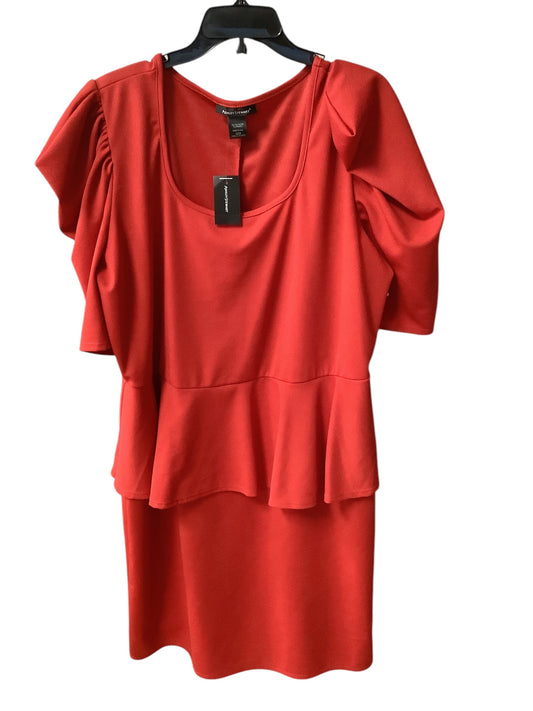 Dress Party Midi By Ashley Stewart In Red, Size: 22