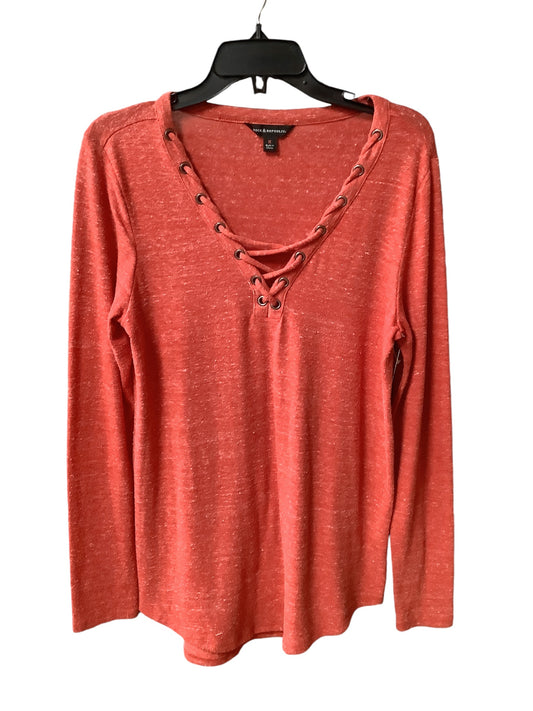 Top Long Sleeve By Rock And Republic In Red, Size: M