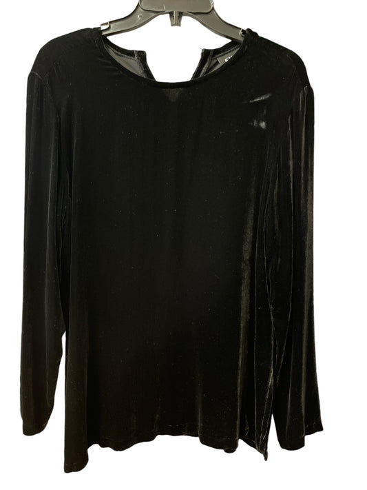 Top Long Sleeve By Eileen Fisher In Black, Size: S