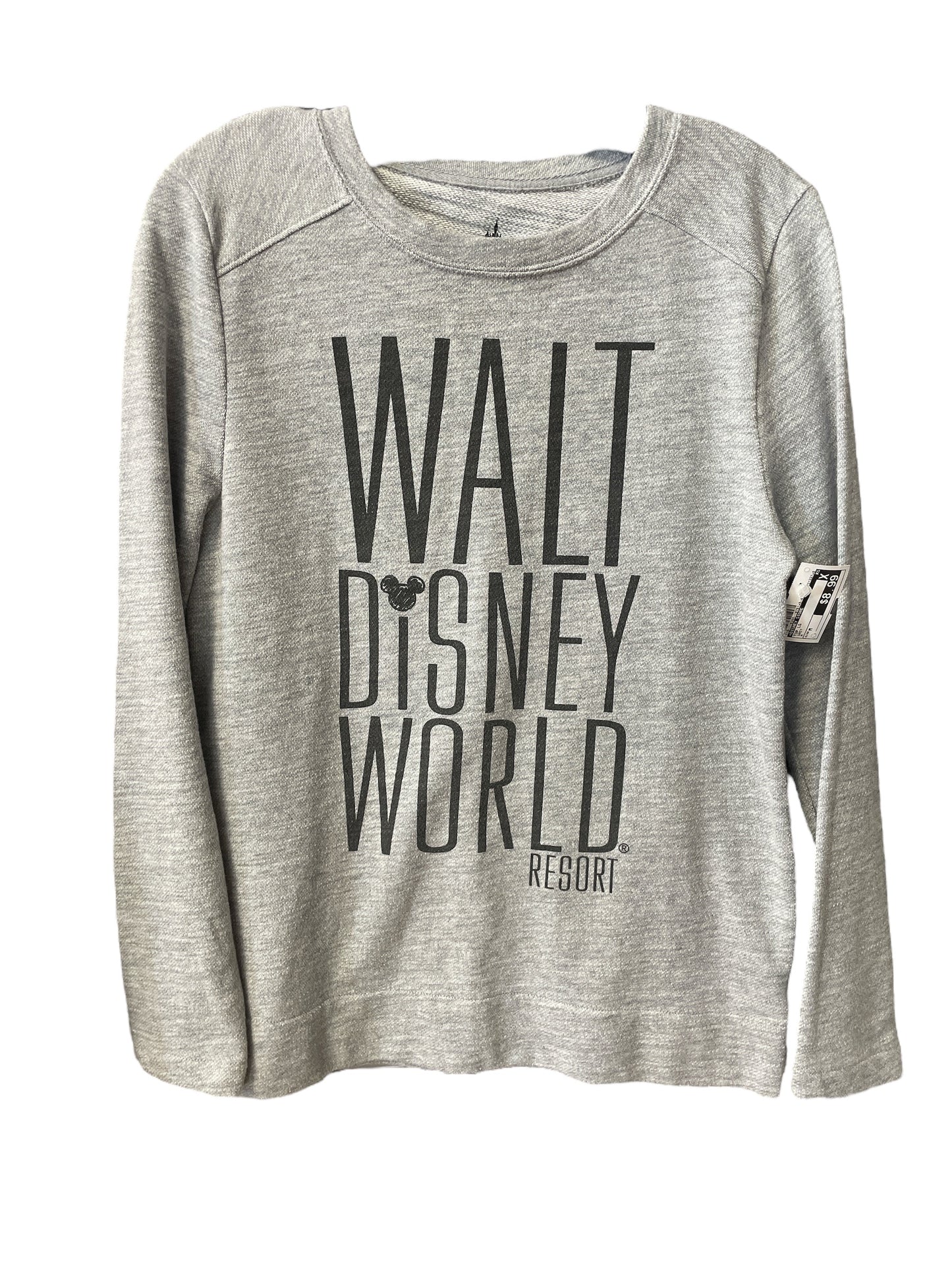 Top Long Sleeve By Disney Store In Grey, Size: M