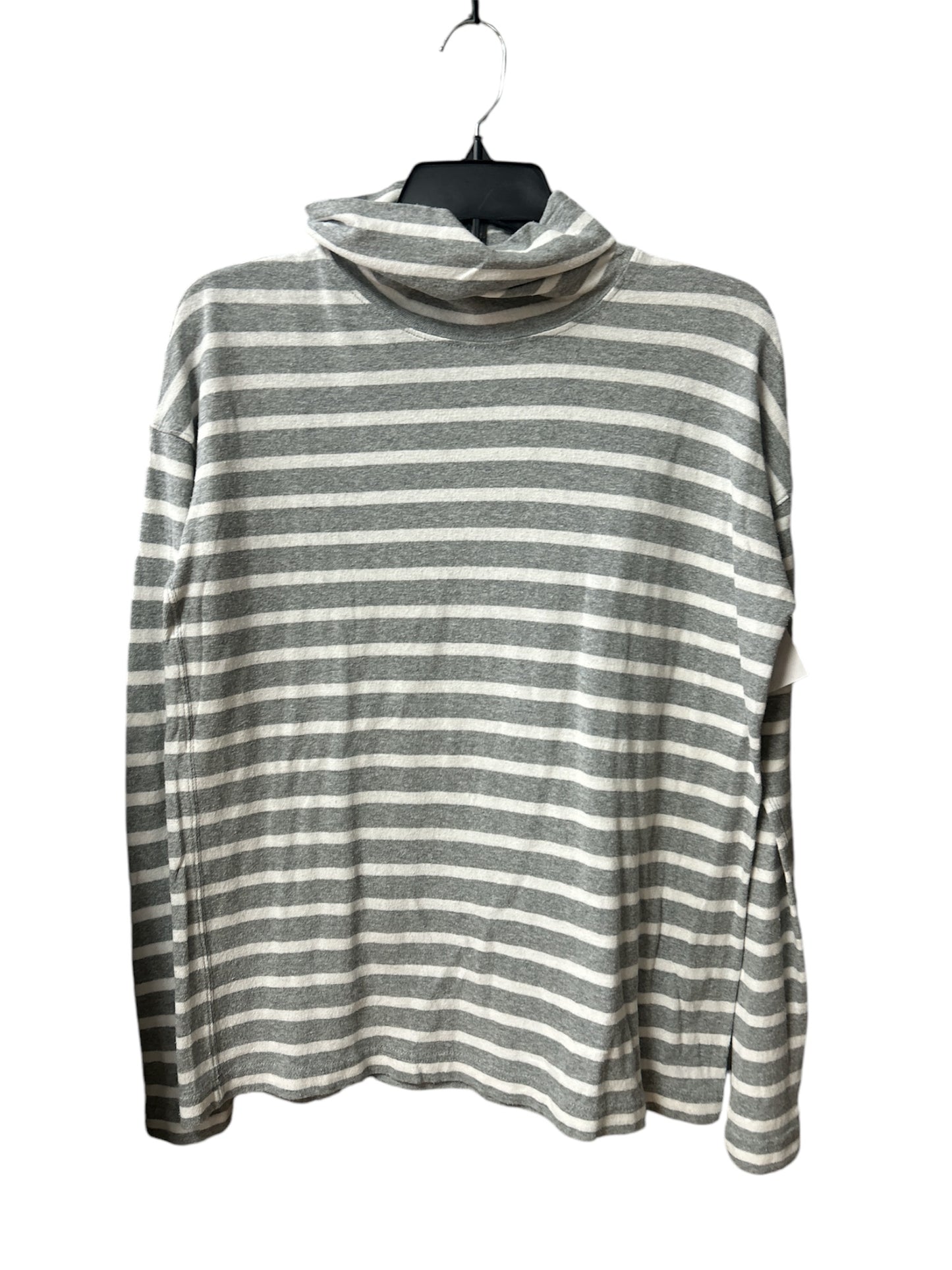 Top Long Sleeve Basic By J Crew In Striped, Size: Xs