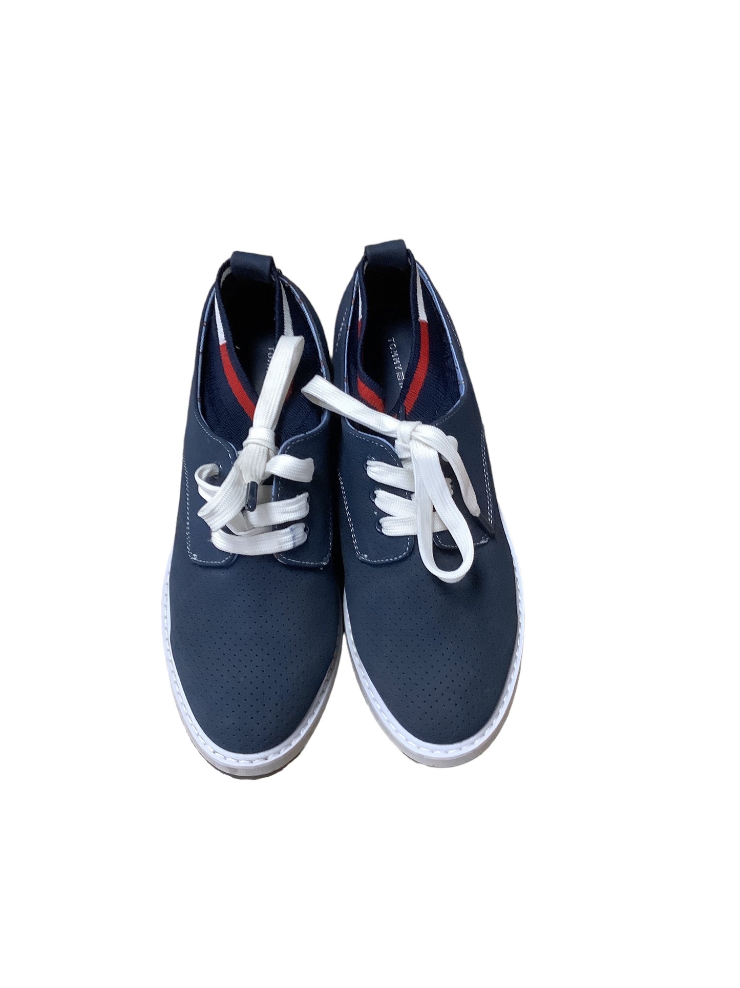 Navy Shoes Sneakers Tommy Hilfiger, Size 6.5