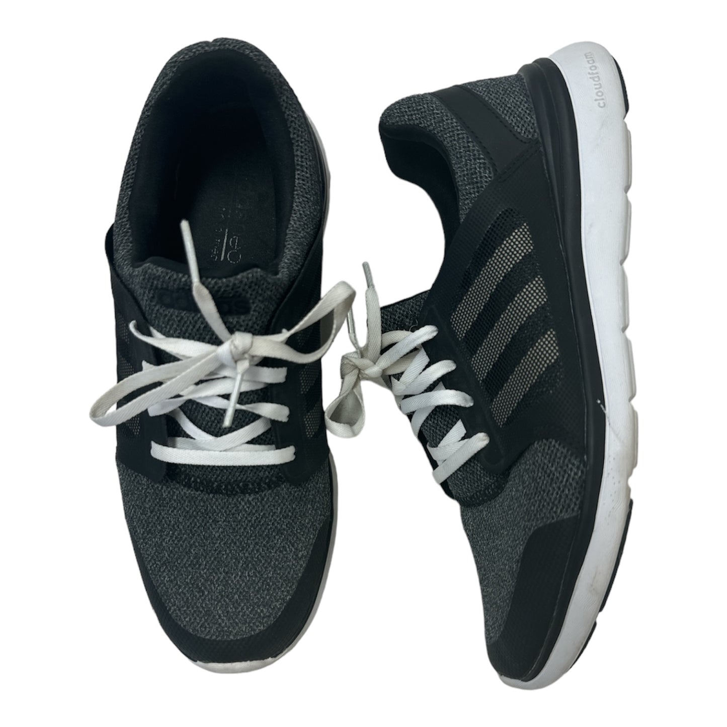 Black & Grey Shoes Athletic Adidas, Size 7.5