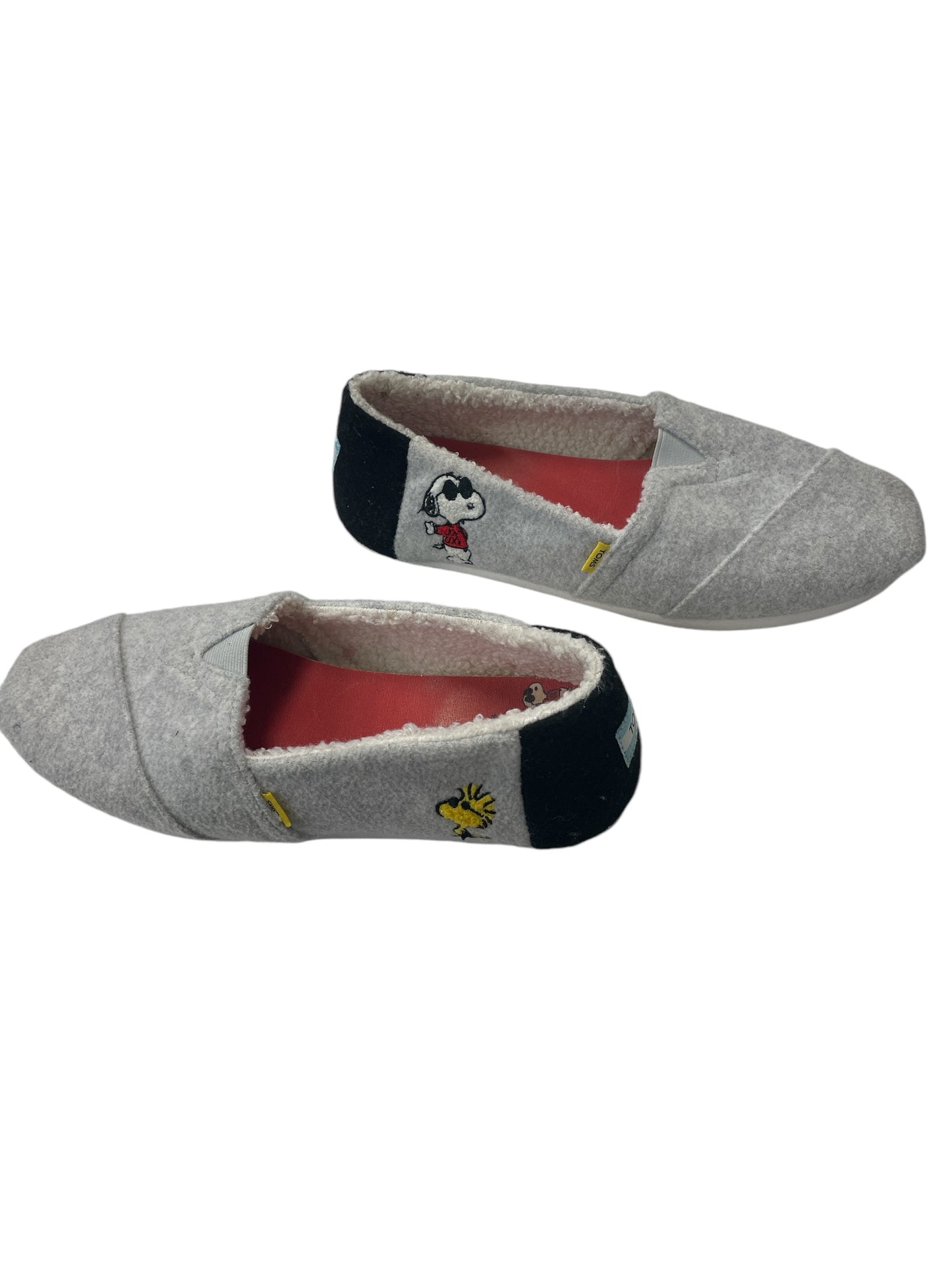 Shoes Flats By Toms In Grey, Size: 7.5