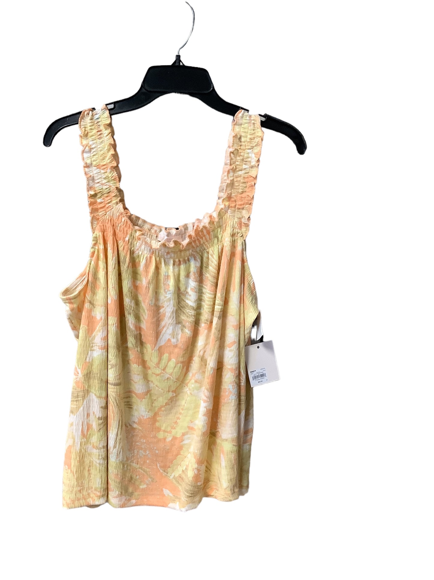 Orange Top Sleeveless Lc Lauren Conrad, Size Xxl