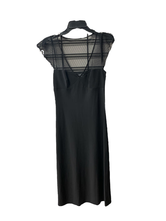 Dress Casual Midi By Moda Intl In Black, Size: 2