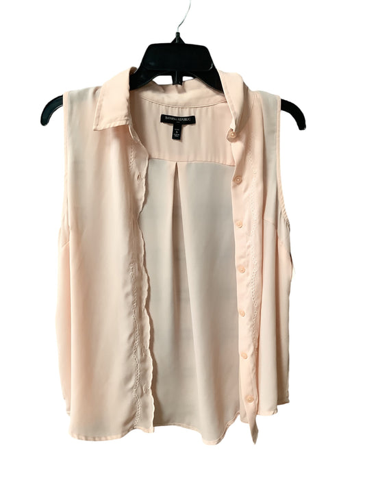 Top Sleeveless By Banana Republic In Pink, Size: S