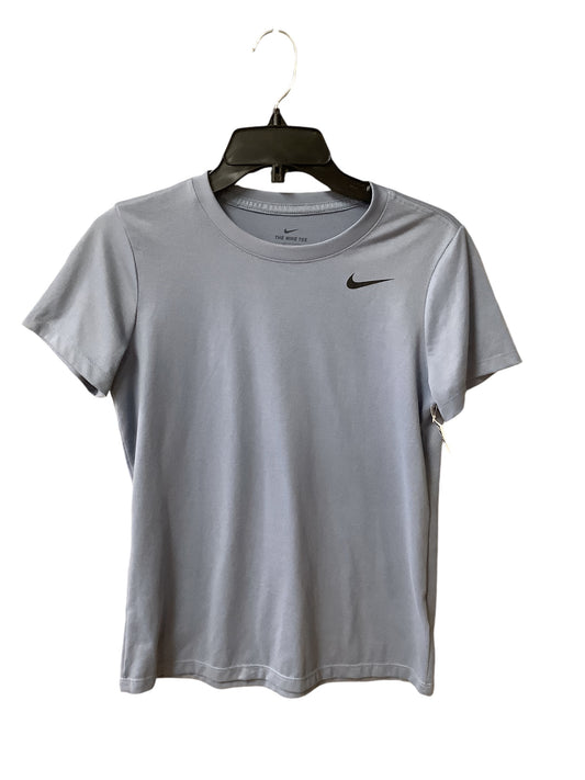 Athletic Top Short Sleeve By Nike Apparel In Blue, Size: S