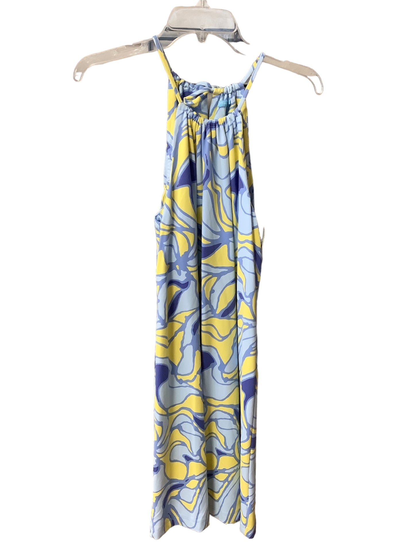 Dress Casual Midi By J Mclaughlin In Blue & Yellow, Size: L