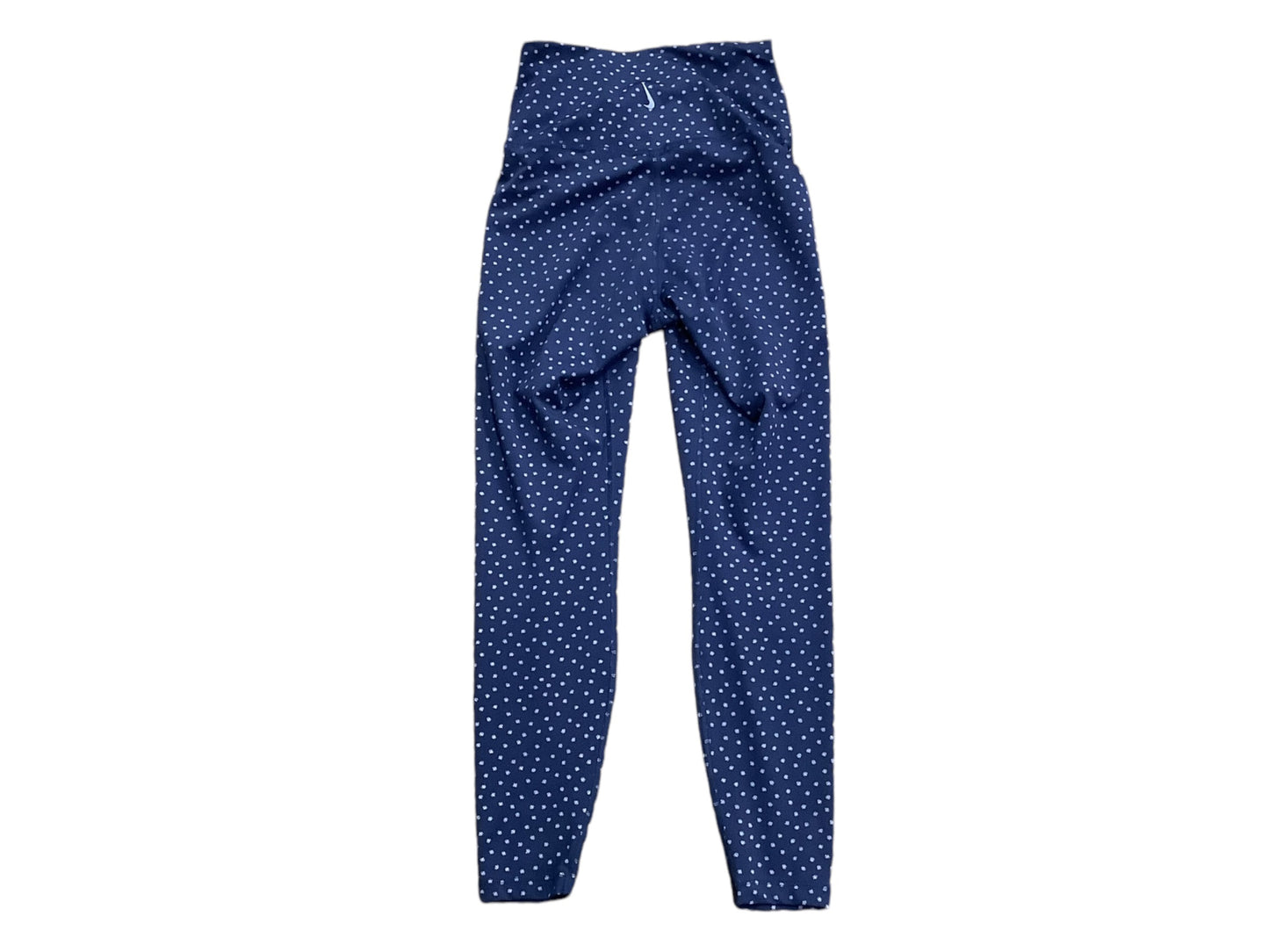 Athletic Leggings By Nike Apparel In Navy, Size: S