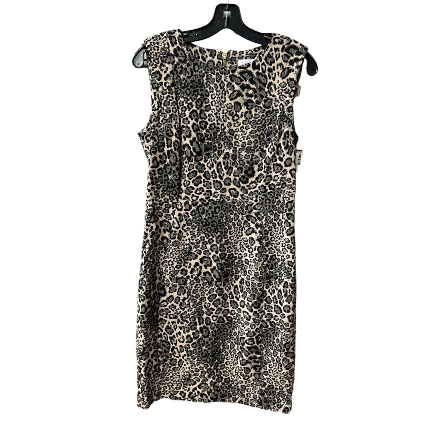 Dress Work By Calvin Klein In Leopard Print, Size: 10