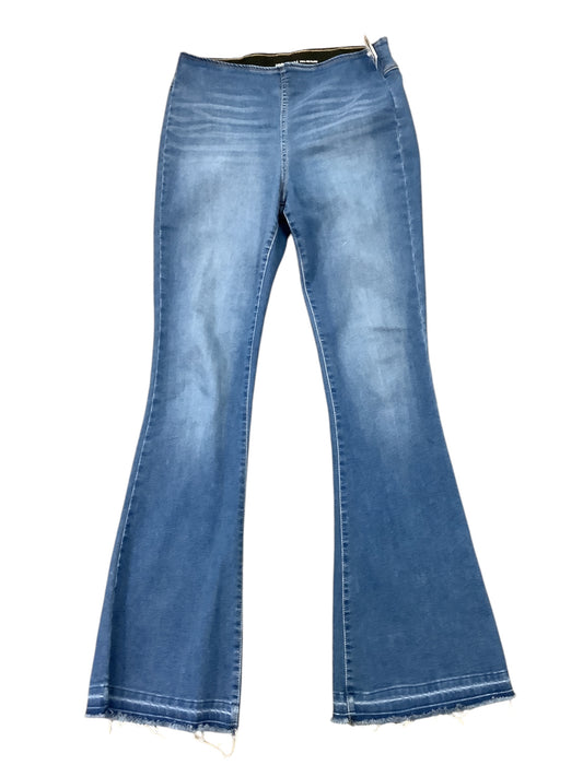 Jeans Flared By Inc In Blue Denim, Size: 8