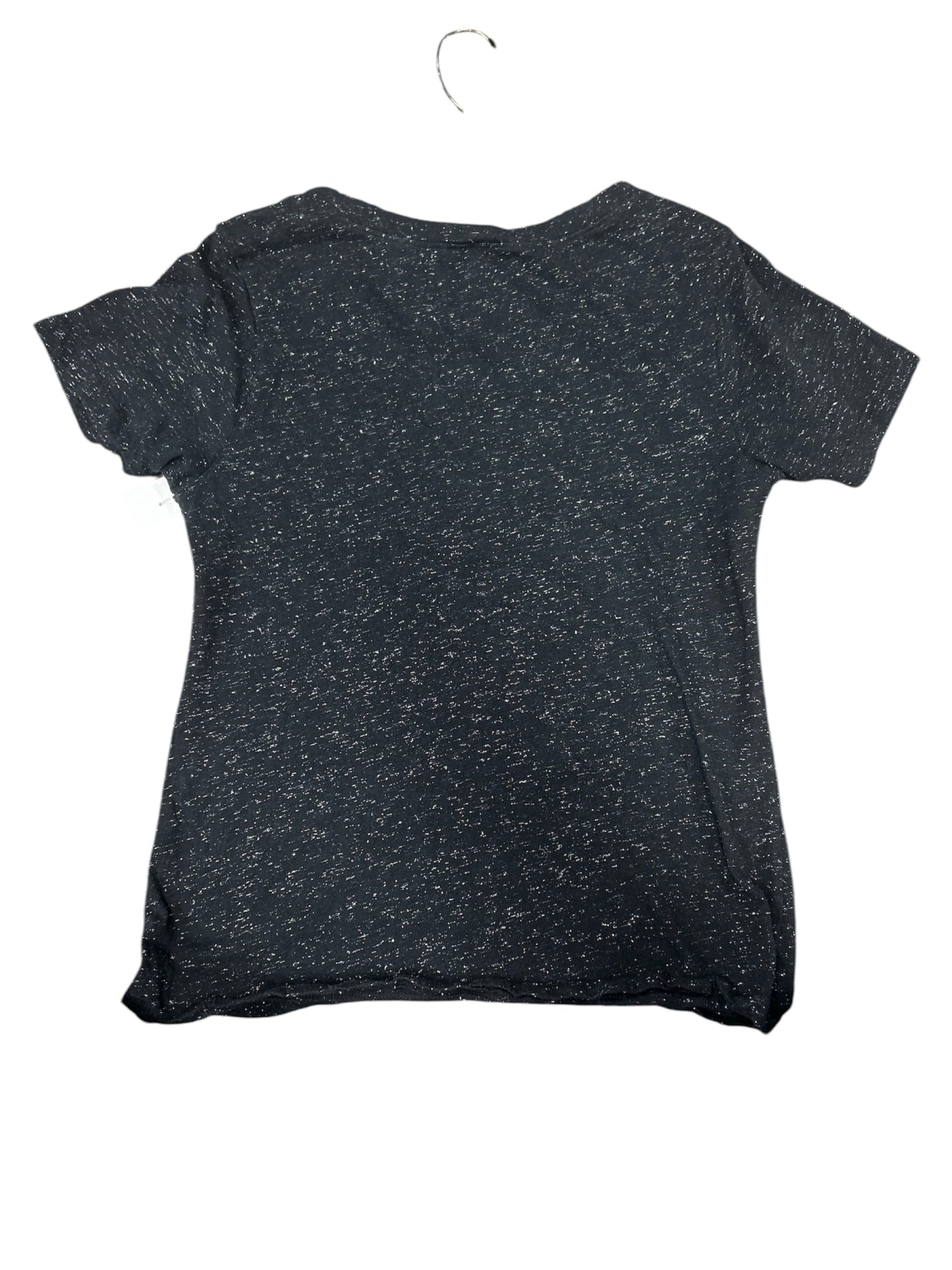 Top Short Sleeve Basic By Clothes Mentor In Black, Size: L