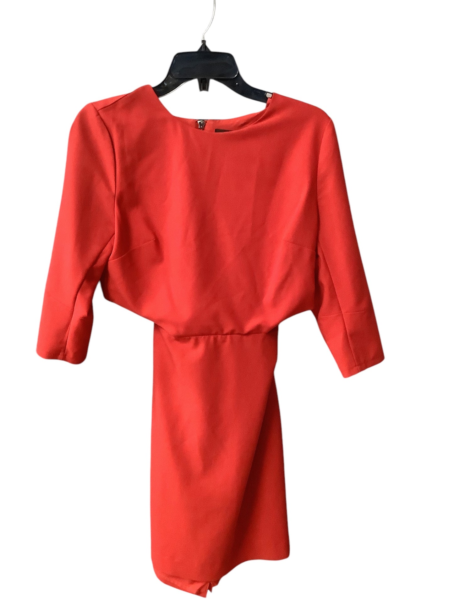 Dress Casual Midi By Gabrielle In Red, Size: 4