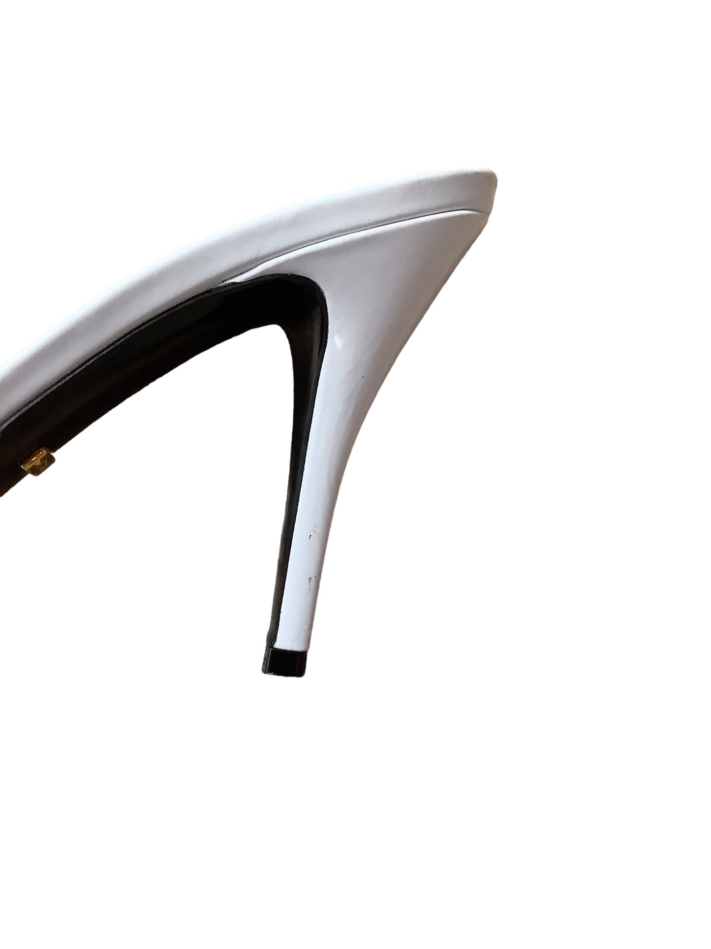 White Shoes Heels Stiletto Gucci, Size 9