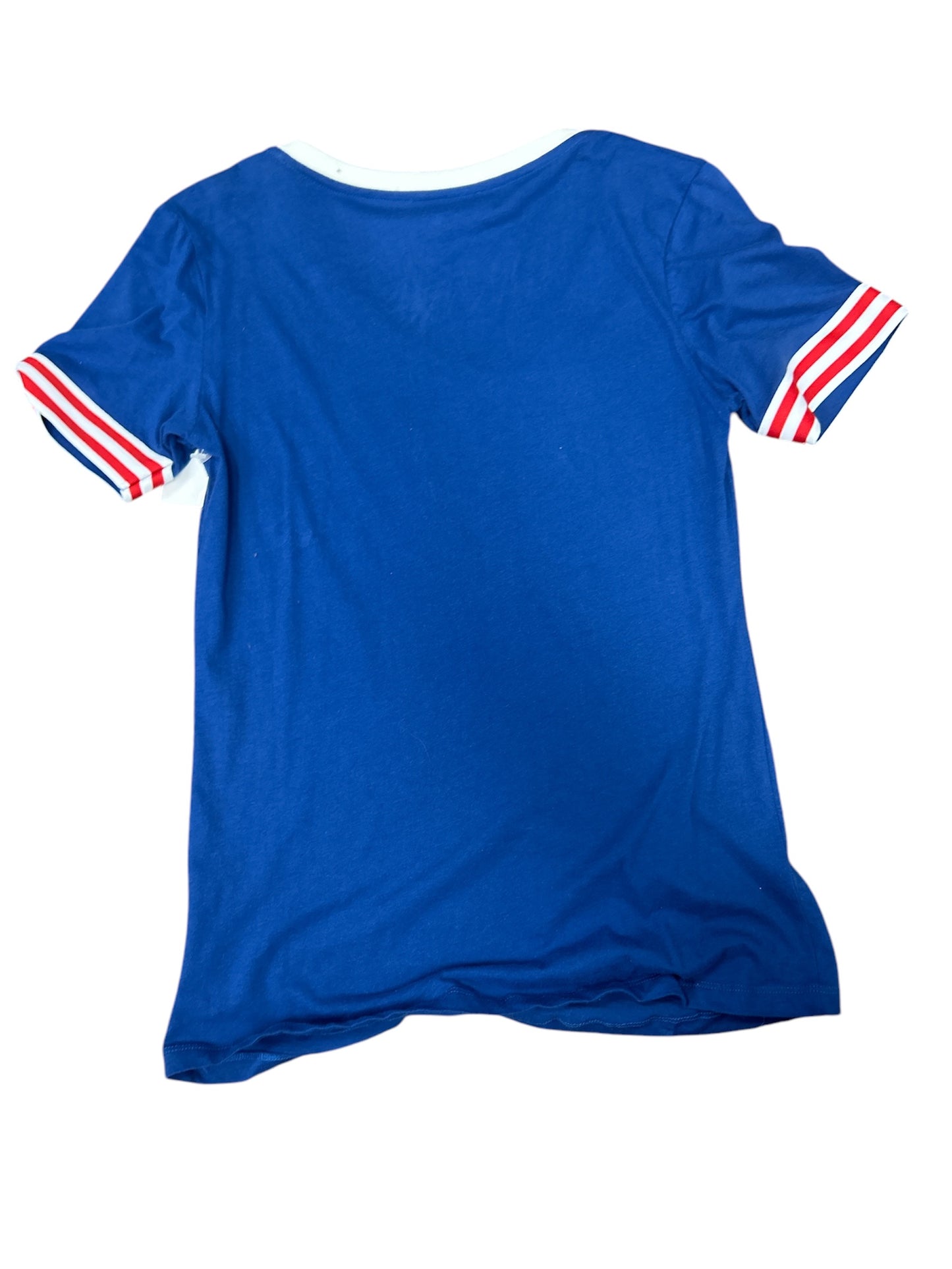 Athletic Top Short Sleeve By Clothes Mentor In Blue, Size: M