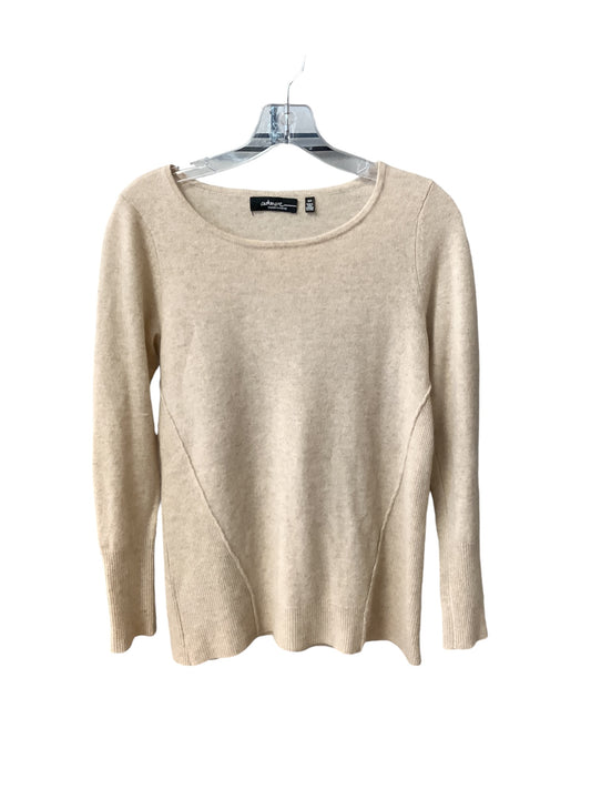 Sweater Cashmere By Saks Fifth Avenue In Beige, Size: Petite   S