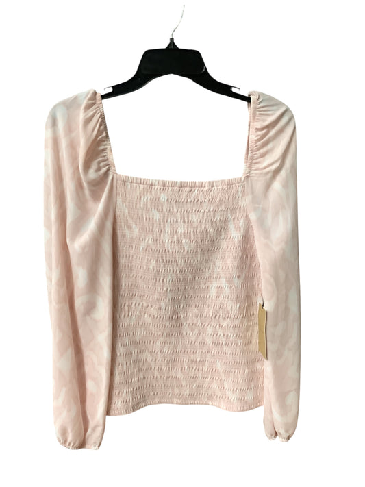 Top Long Sleeve By Halogen In Pink, Size: M