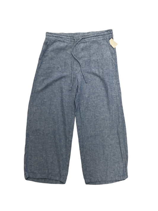 Pants Linen By Westport In Blue, Size: L